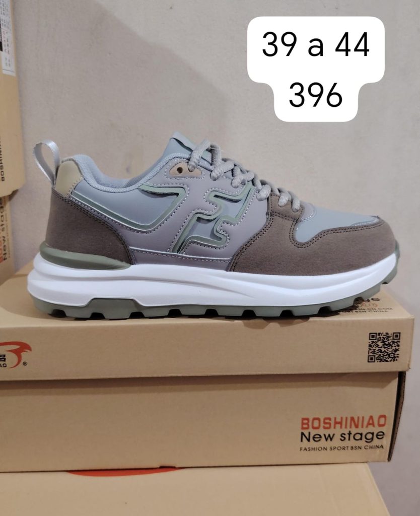 Zapatilla Running Serie 396 para hombre en color gris